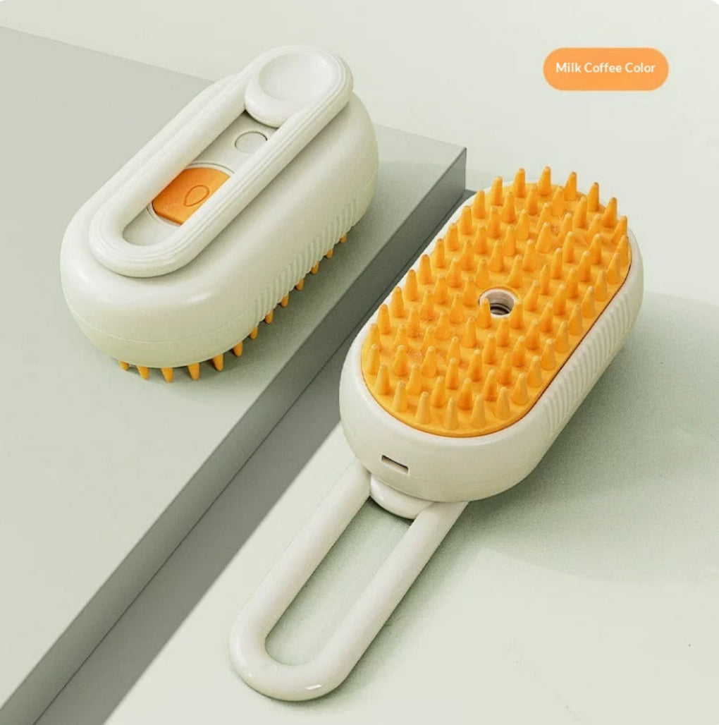3-in-1 Electric Steam Pet Grooming Brush