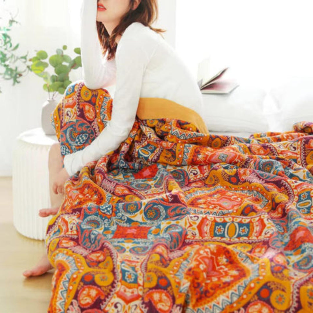 Sunrise Boho Reversible Quilt