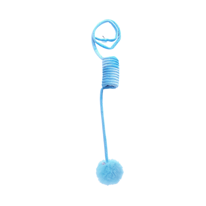 Interactive cat elastic toy