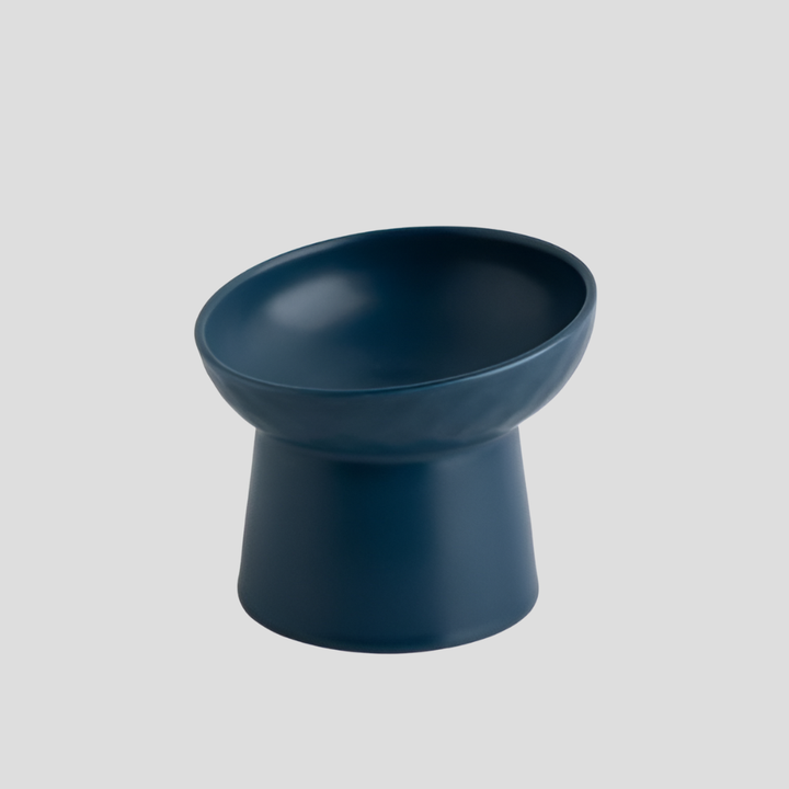 Nordic Style Tilted Ceramic Cat Bowl