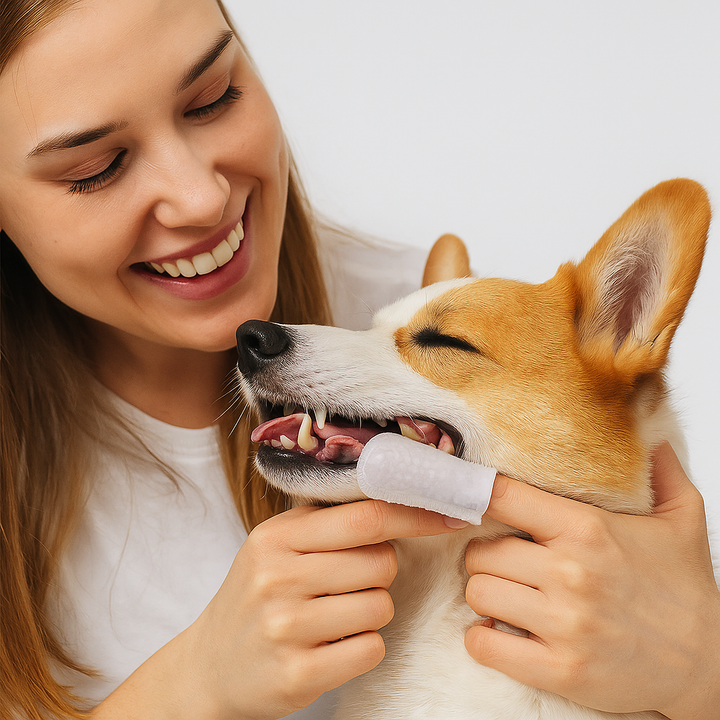 Tooth Cleaning Finger Wipes for Pets