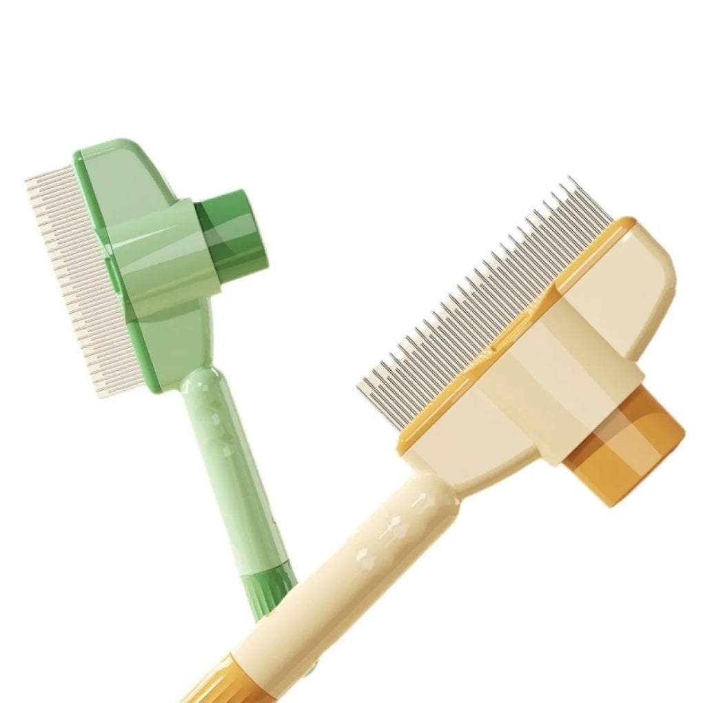 Self-Cleaning Pet Grooming Comb