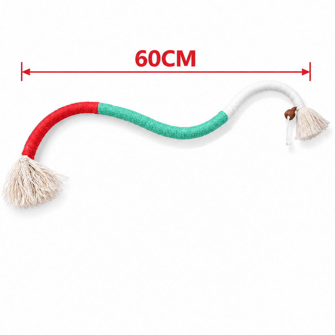 Natural cat chew rope – robust, promotes dental hygiene and reduces stress