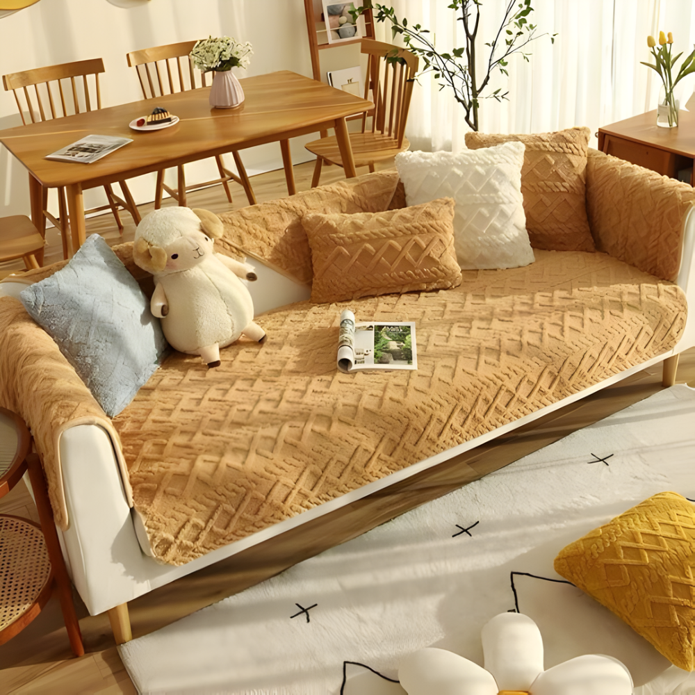Quilted Sectional Couch Cover