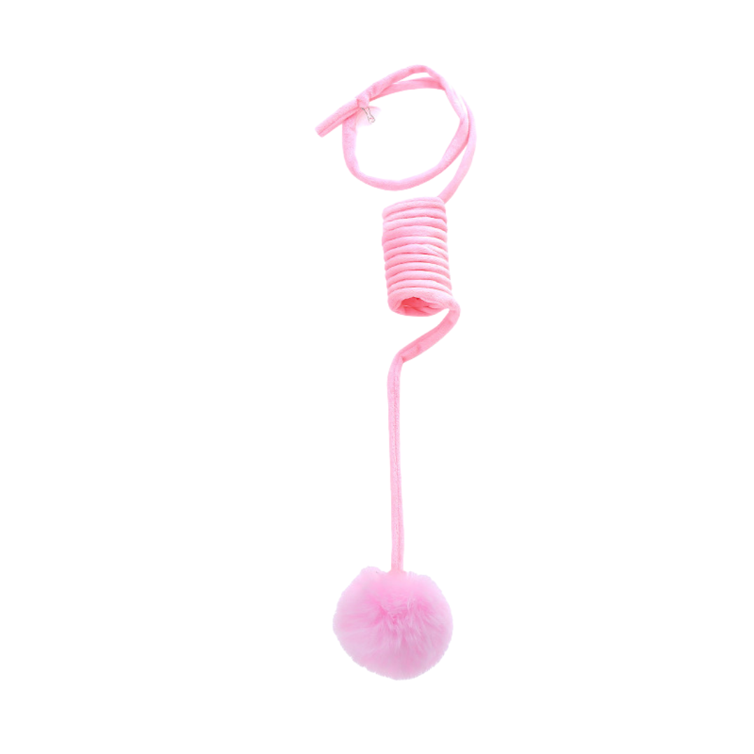 Interactive cat elastic toy