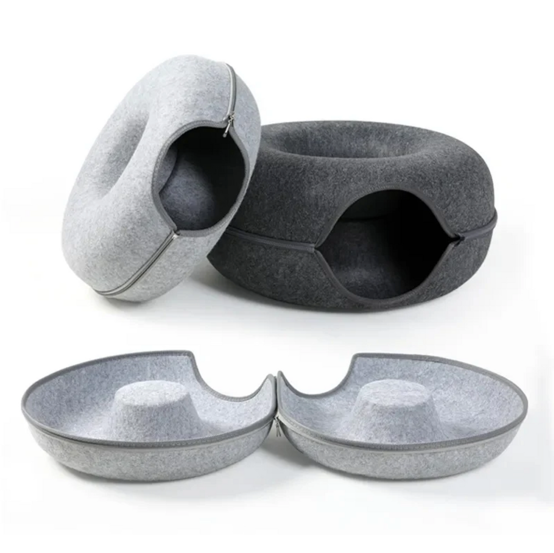 CozyCave Plush Cat Hideaway