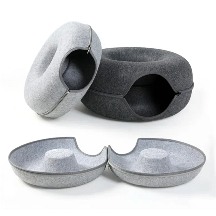 CozyCave Plush Cat Hideaway