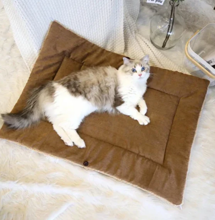 SnuggleCloud Ultra Plush Cat Bed