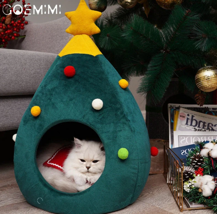 MerryPaws Christmas Tree Pet Bed