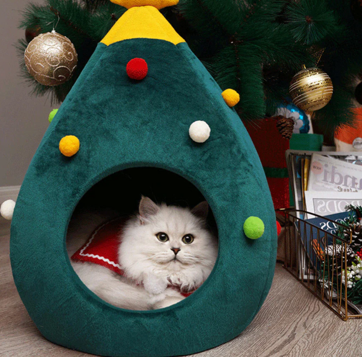 MerryPaws Christmas Tree Pet Bed