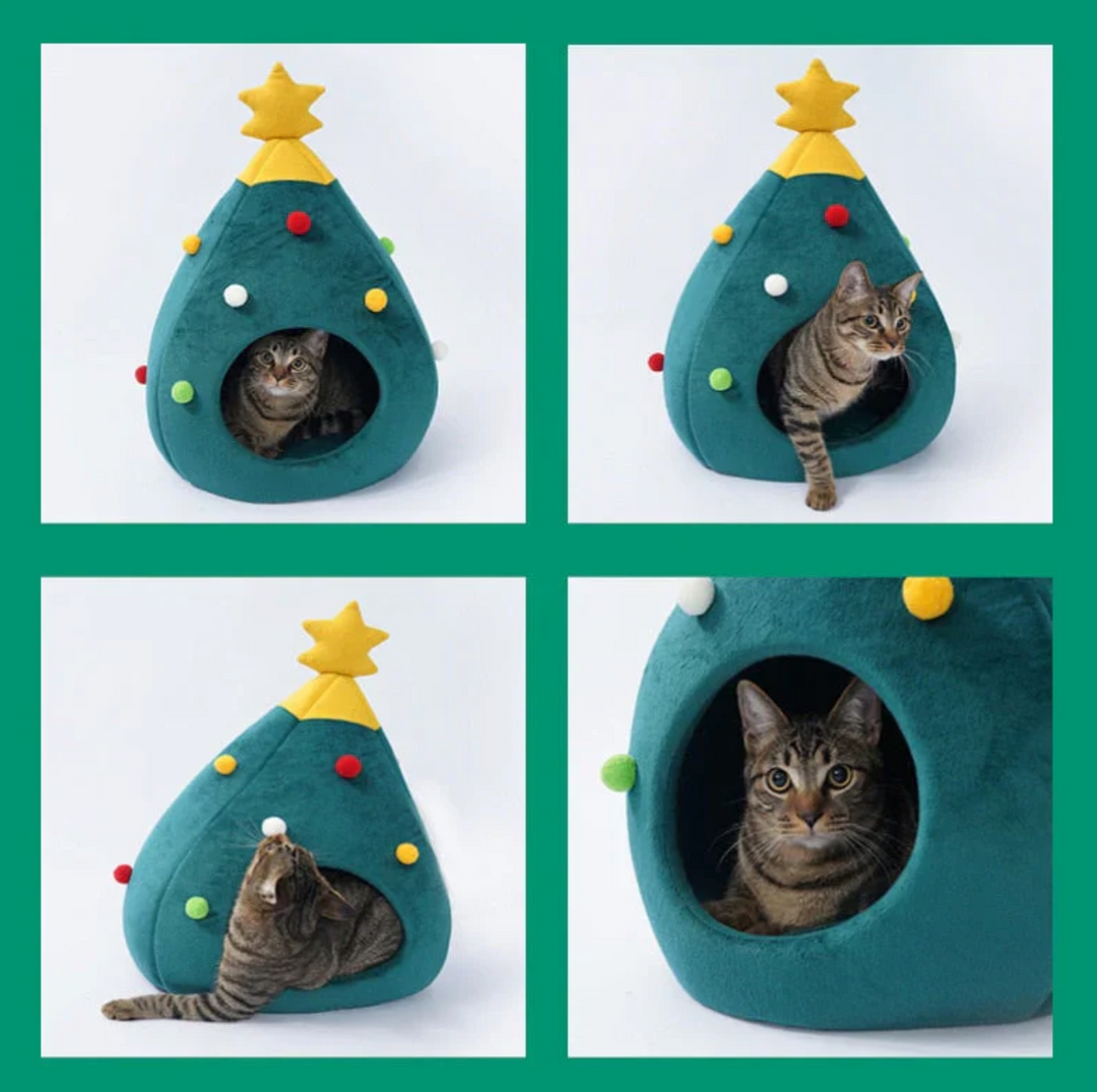 MerryPaws Christmas Tree Pet Bed