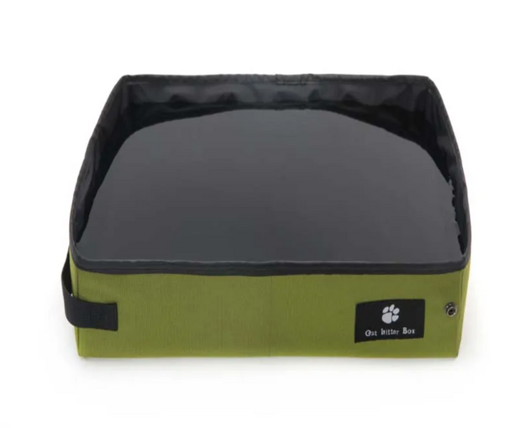 Foldable Cat Litter Tray for Travel & Home