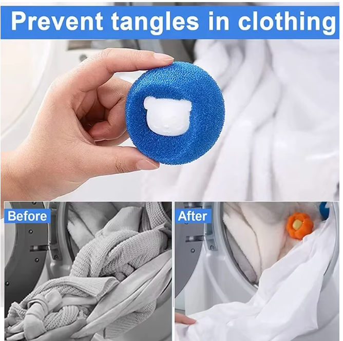 FurBlock Reusable Laundry Pet Hair Remover Balls