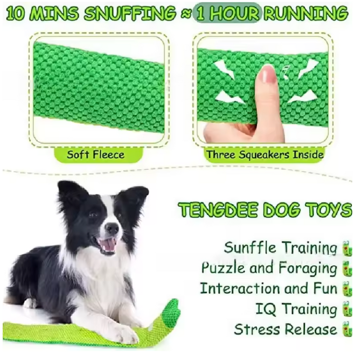 Interactive Snail Puzzle Feeder Toy for Dogs
