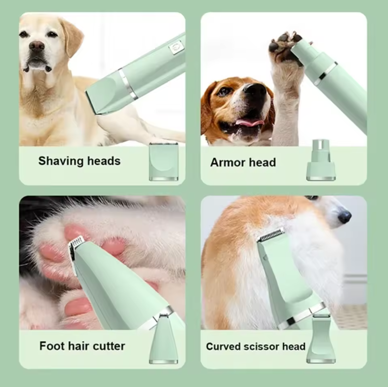 ProTrim 4-in-1 Pet Grooming Clipper Set