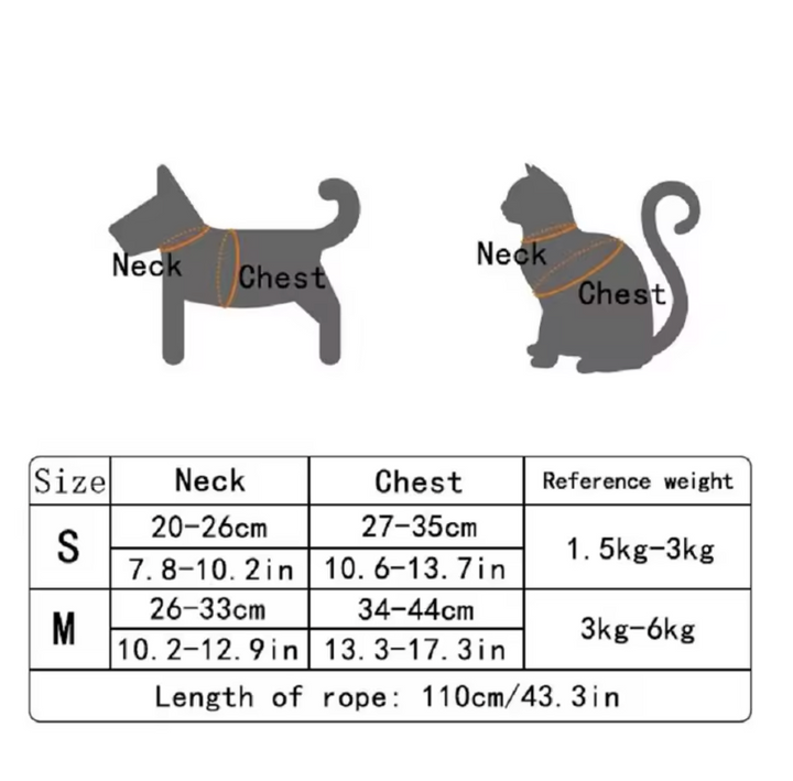 PawTrail Adjustable Pet Harness & Leash Set
