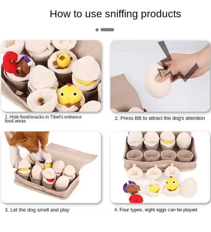 Egg-Harvest Interactive Snuffle-Box