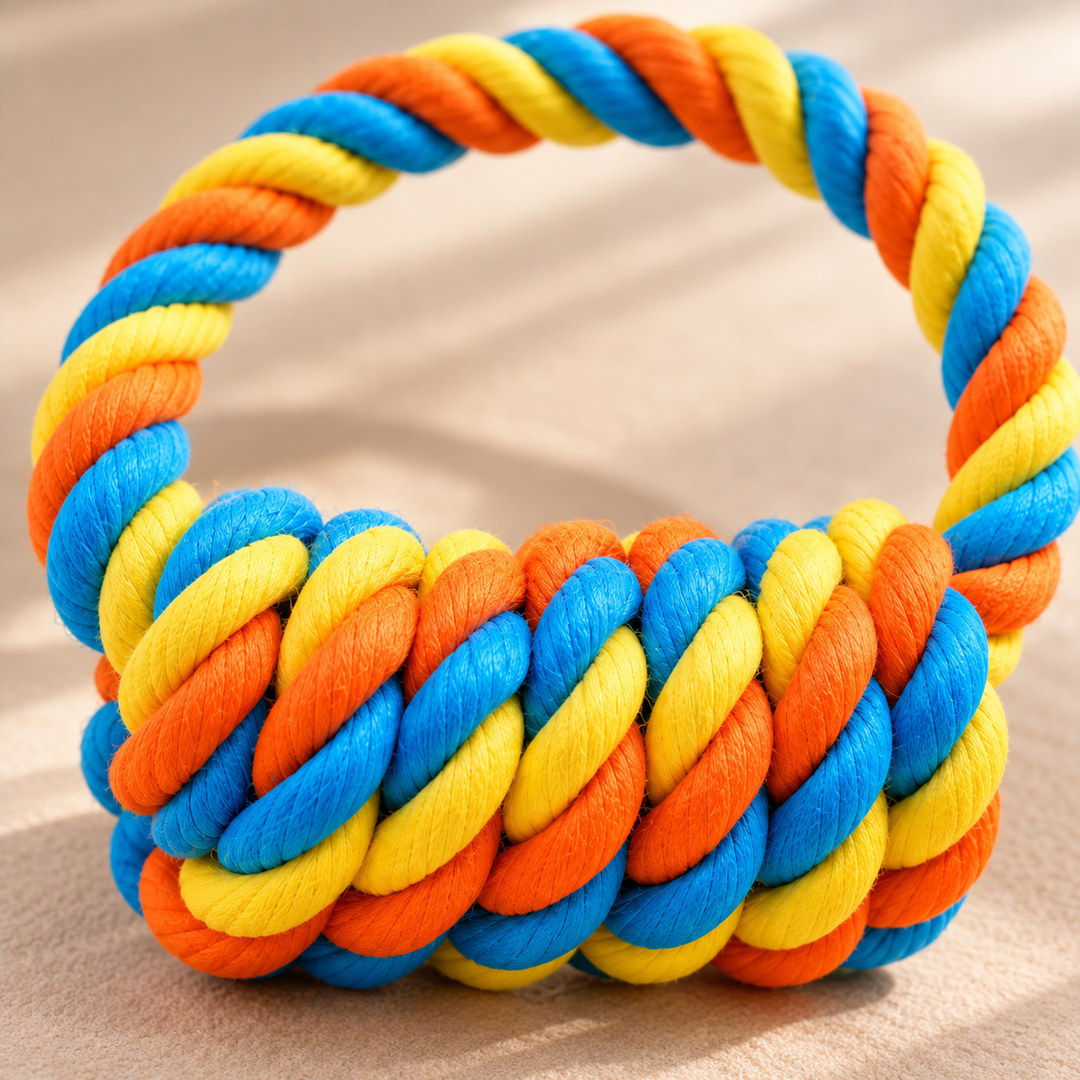 Knotted Rope Tug Toy for Dogs