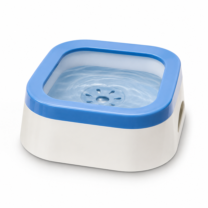 SplashGuard Large Capacity Pet Water Bowl