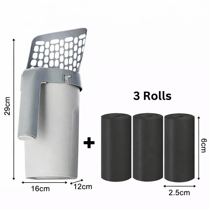 CleanSweep Cat Litter Scoop with Refill Bag System