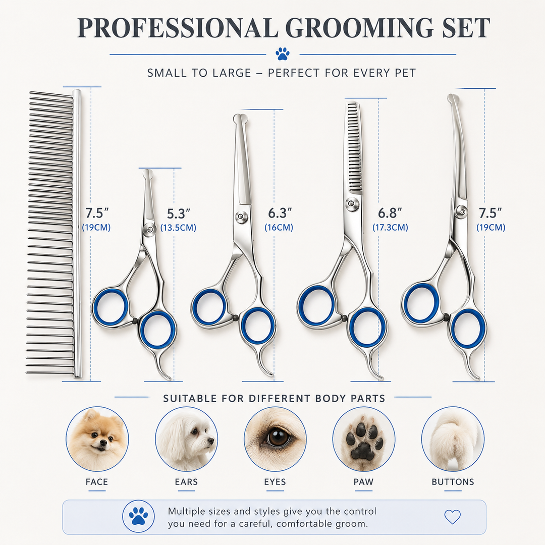 Safety Tip Professional Pet Grooming Scissors