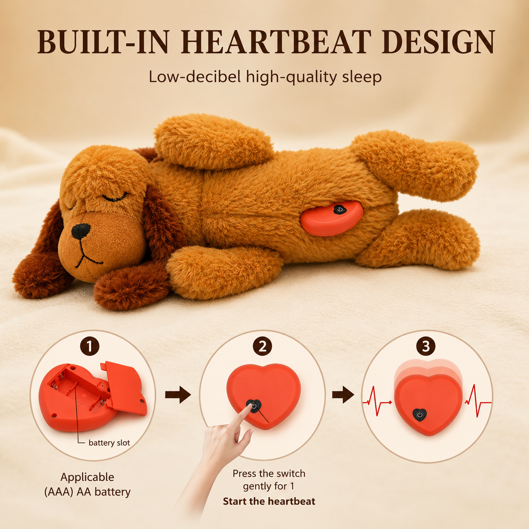 CalmBuddy Plush Heartbeat Toy