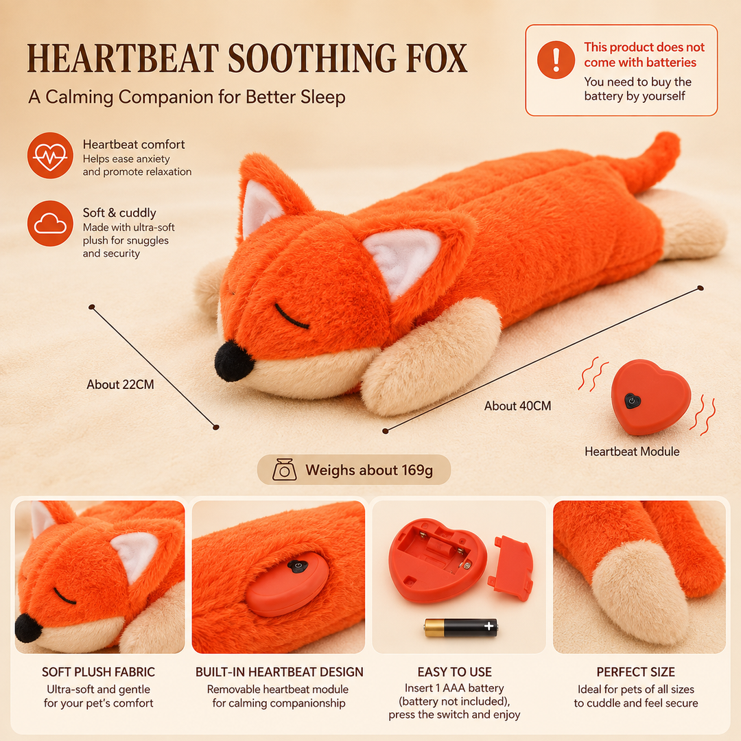 CalmBuddy Plush Heartbeat Toy