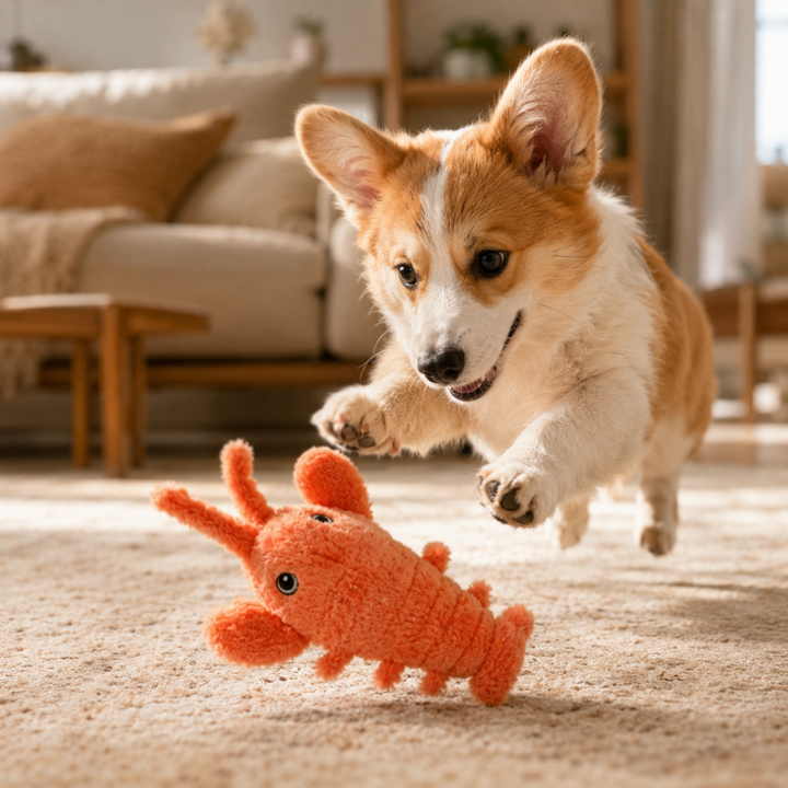 Interactive Flopping Lobster Toy