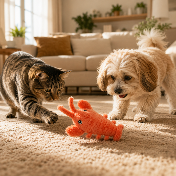 Interactive Flopping Lobster Toy