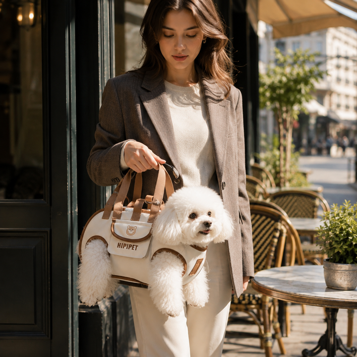 CarryMate Pet Travel Bag with Harness & Leash