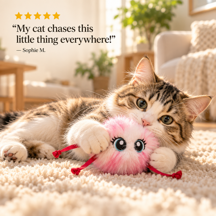 Rolling Cat Chase Toy