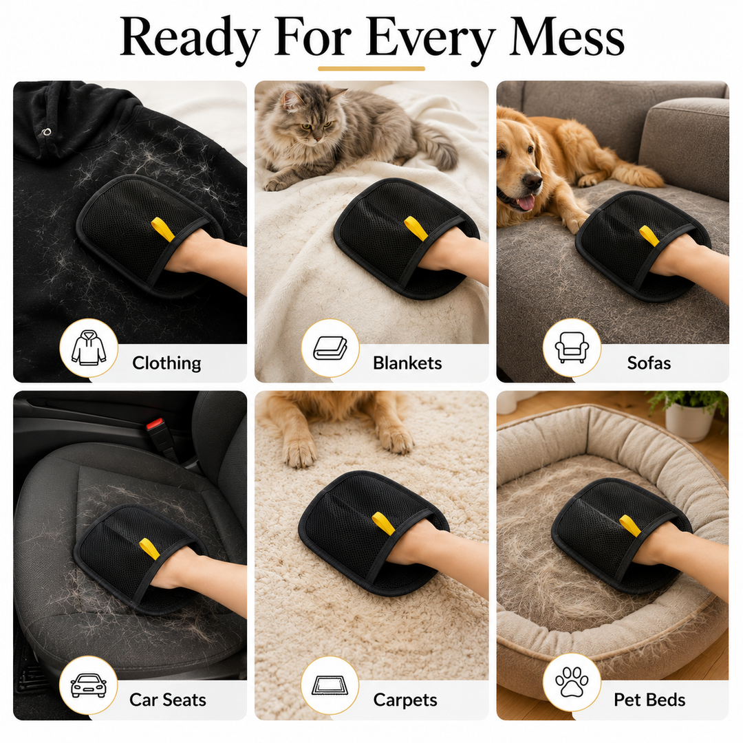 Fur-Grip Grooming Glove