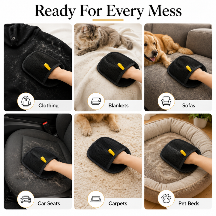 Fur-Grip Grooming Glove