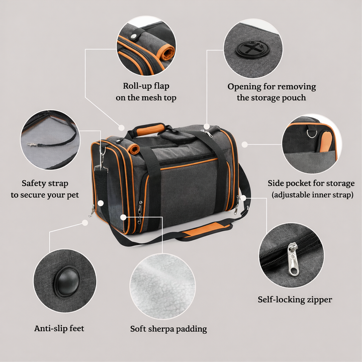 AirVoyager Expandable Pet Carrier