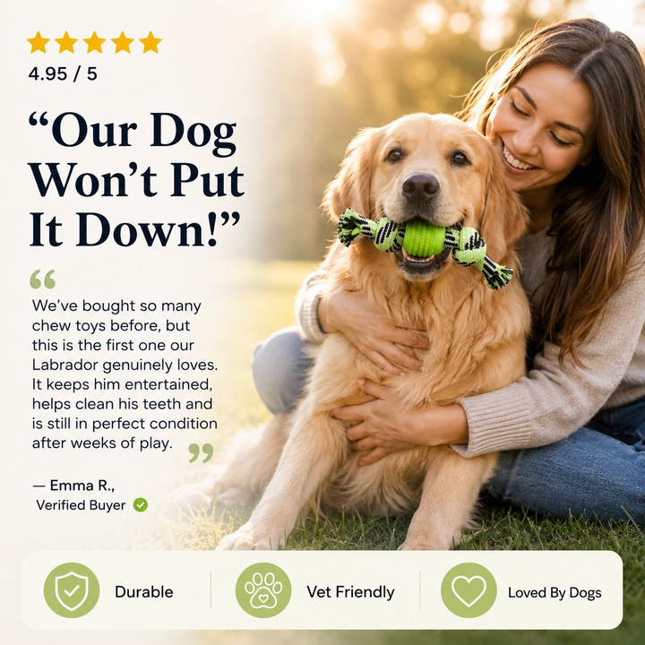 CottonKnot Chew Rope Ball Toy