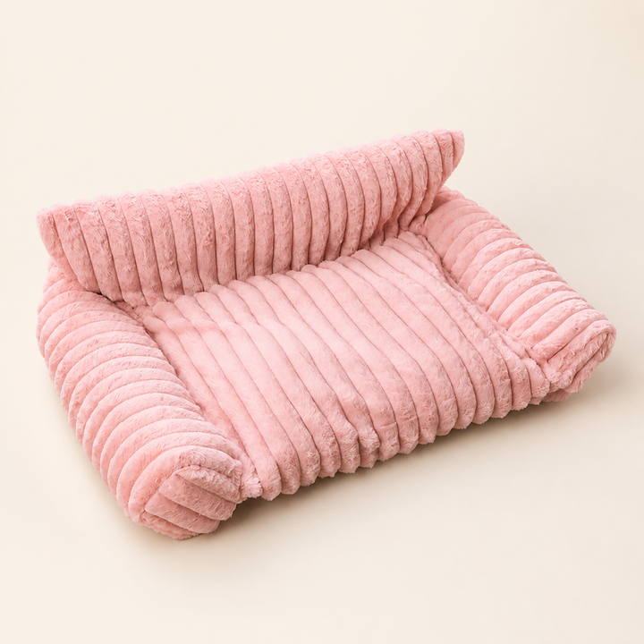 Fluffy Cloud Cat Sofa Bed with Soft Bolsters & Washable Covers