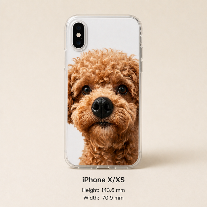 Personalized Pet Photo Phone Case with 3D Squeezable Nose