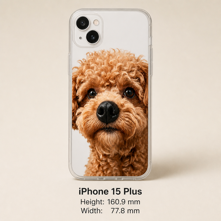 Personalized Pet Photo Phone Case with 3D Squeezable Nose