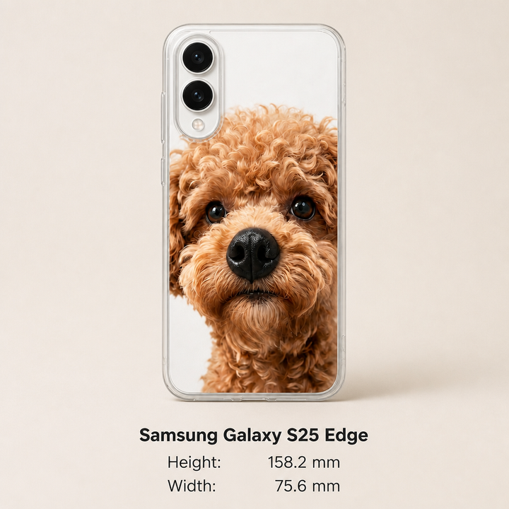Personalized Pet Photo Phone Case with 3D Squeezable Nose