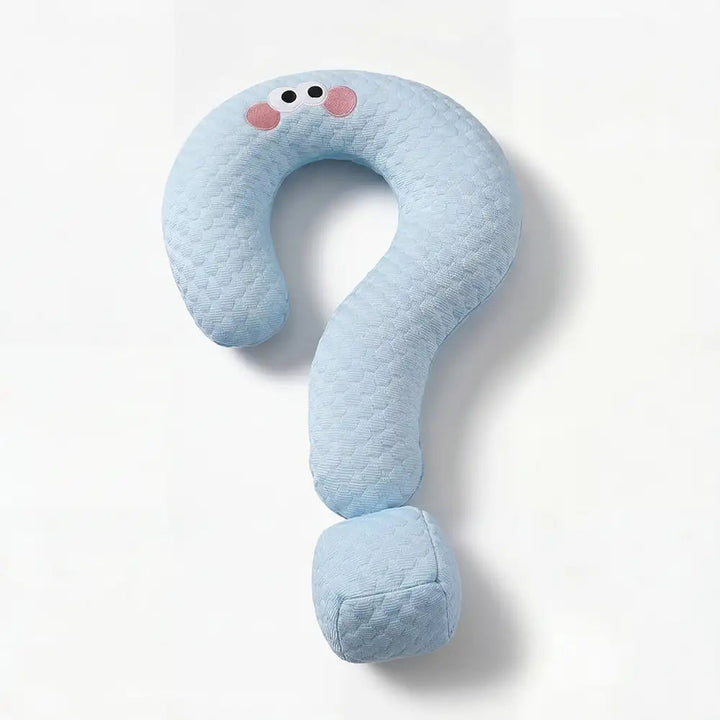 Cooling Dog Pillow | Ice Silk Question Mark Support Cushion