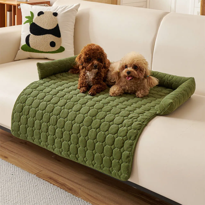 Pearl Fleece Dog Sofa Mat | Non-Slip Furniture Protector