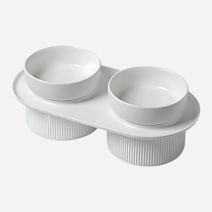Elevated Ceramic Pet Bowl | Raised Cat & Dog Feeding Stand