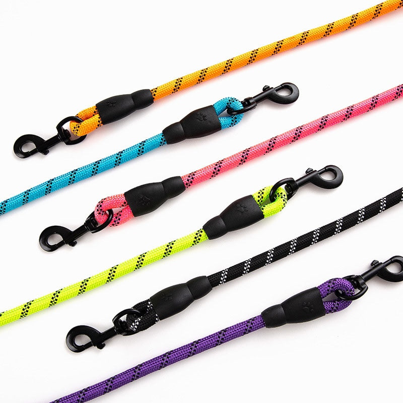 Reflective Dog Lead | Heavy Duty Nylon | Padded Handle