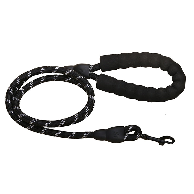 Reflective Dog Lead | Heavy Duty Nylon | Padded Handle