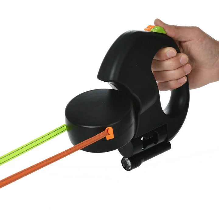 DualStride 3m Retractable Dog Leash