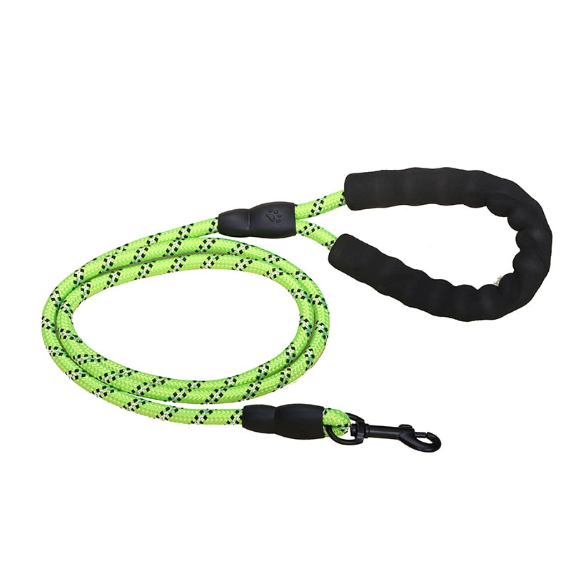 Reflective Dog Lead | Heavy Duty Nylon | Padded Handle