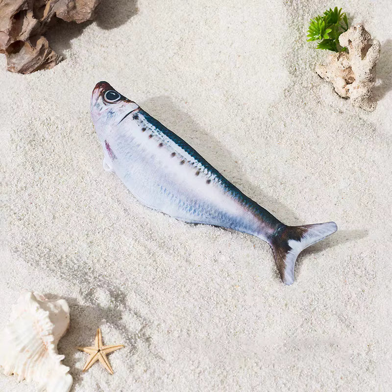 Interactive Wiggly Fish Cat Toy