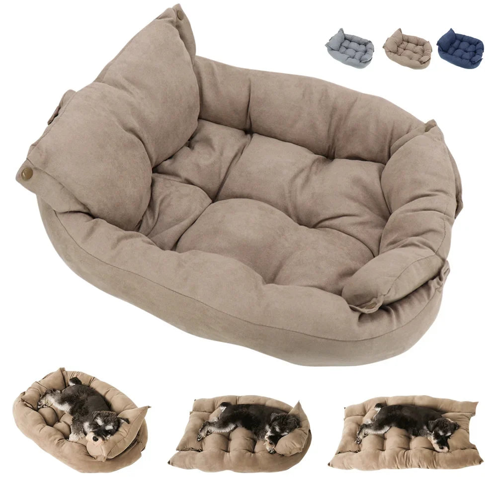 CozyCloud 3-in-1 Multifunction Dog & Cat Bed