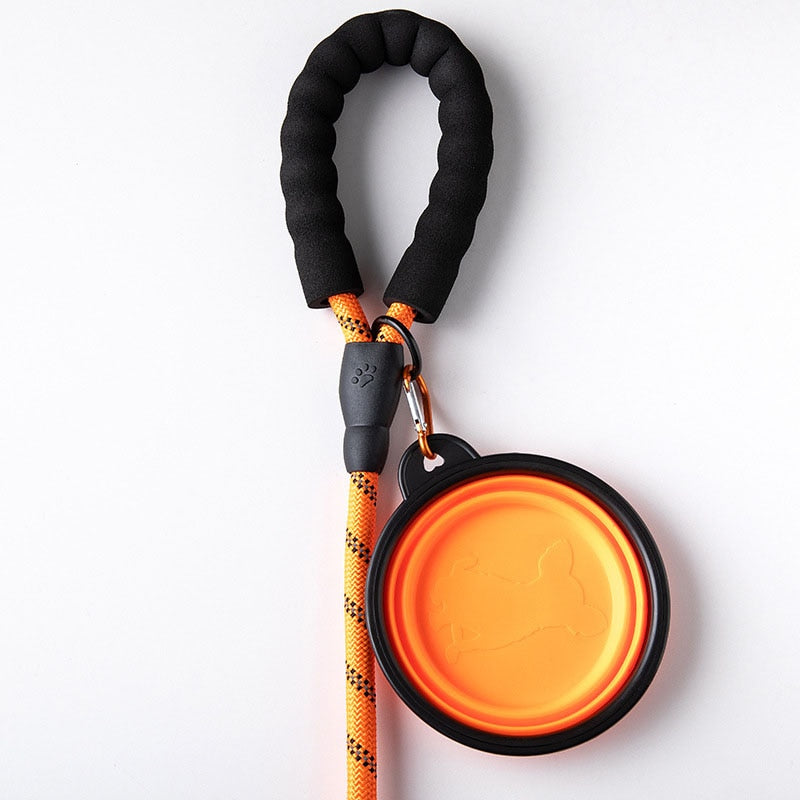 Reflective Dog Lead | Heavy Duty Nylon | Padded Handle