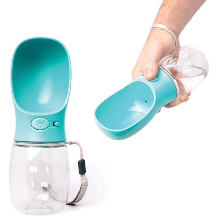 Portable Dog Water Bottle | Leakproof Travel Bowl | One-Hand Use | Durable for Walking Hiking